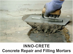 Concrete Repair and Filling Mortars - INNO-CRETE