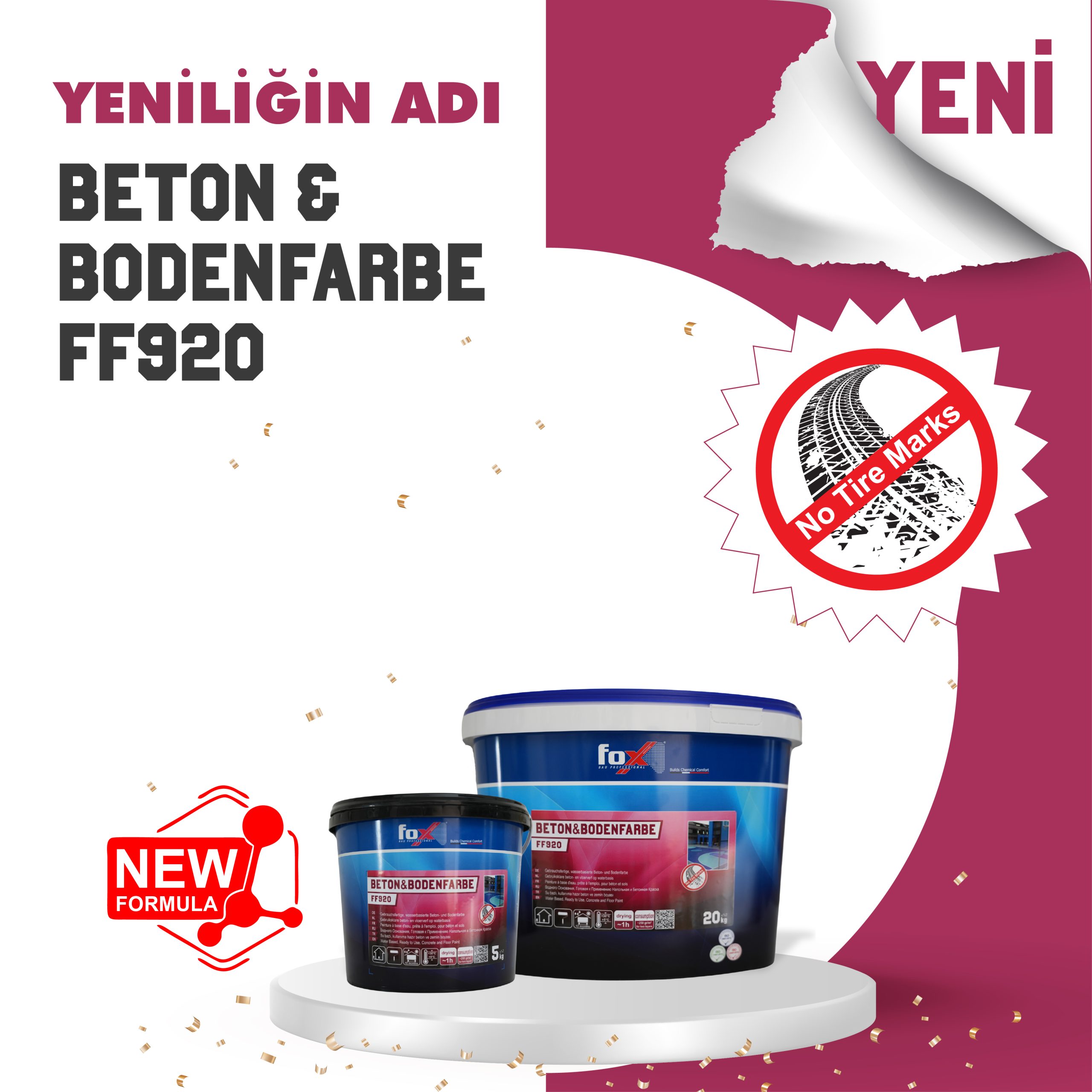 Read more about the article YENİ ÜRÜN: FOX BETON & BODENFARBE FF920